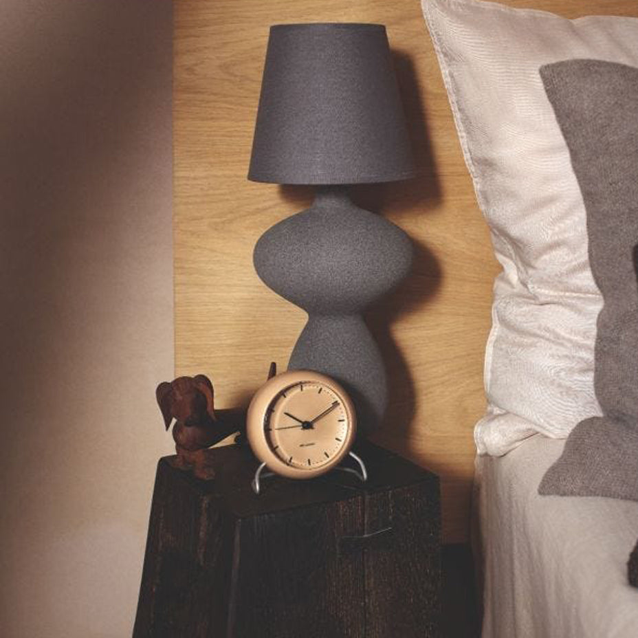 Rosendahl, Arne Jacobsen City Hall Alarm Clock Sandy Beige, Alarm Clock,