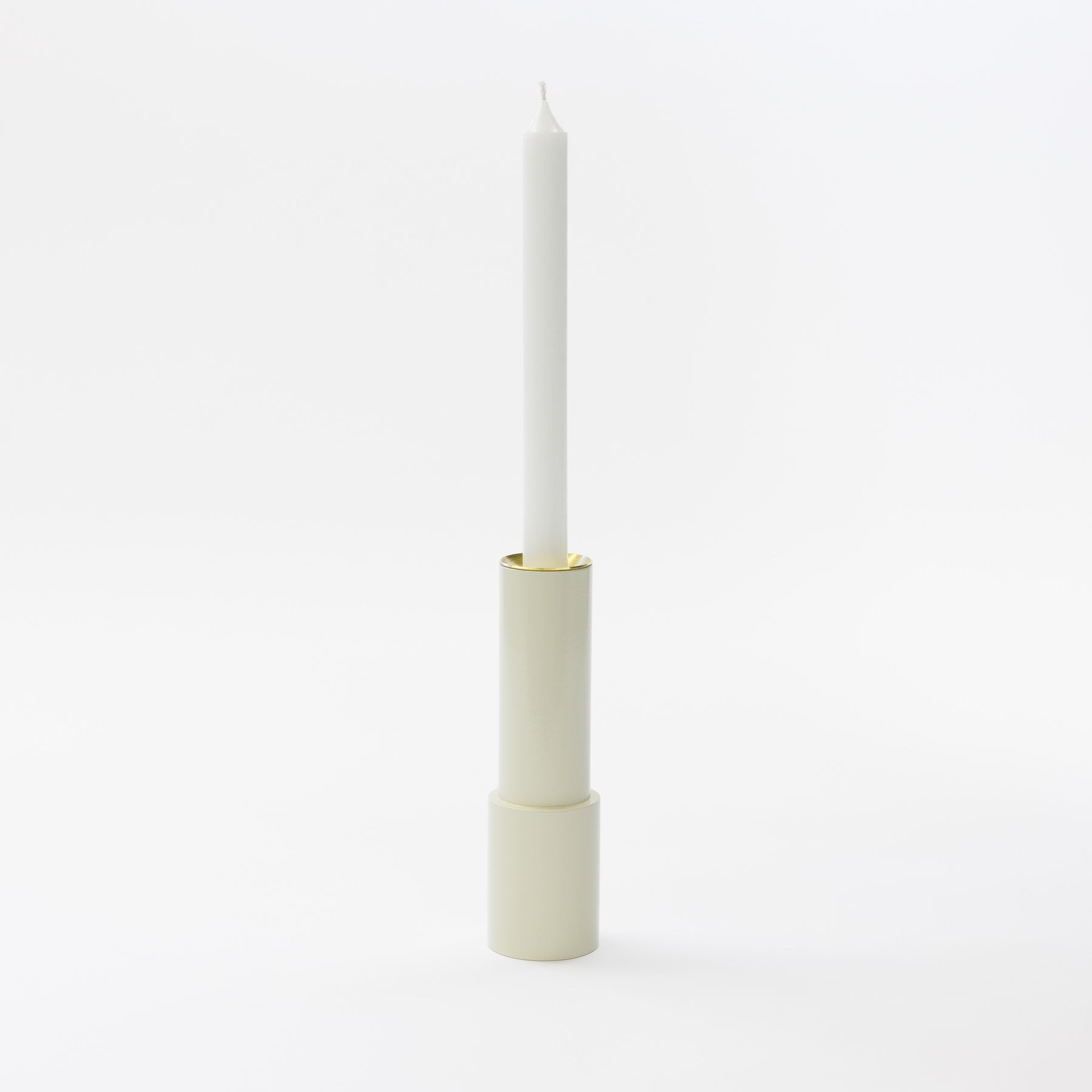 Sophie Tauber-Arp Wooden Candlestick, an artistic and minimalist design inspired by the work of Swiss artist Sophie Tauber-Arp, featuring smooth, geometric shapes and crafted from high-quality wood for an elegant, timeless look.