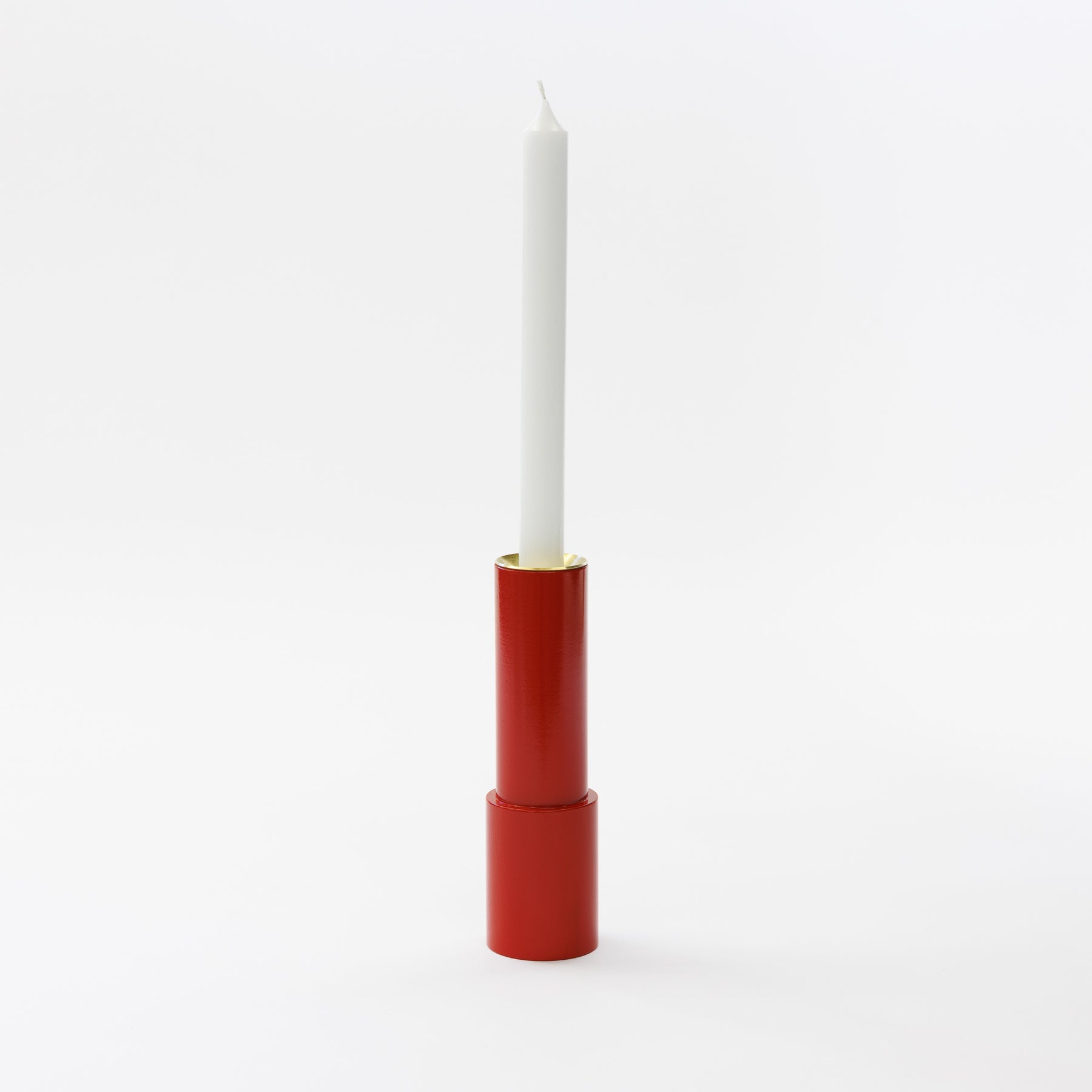 Sophie Tauber-Arp Wooden Candlestick, an artistic and minimalist design inspired by the work of Swiss artist Sophie Tauber-Arp, featuring smooth, geometric shapes and crafted from high-quality wood for an elegant, timeless look.