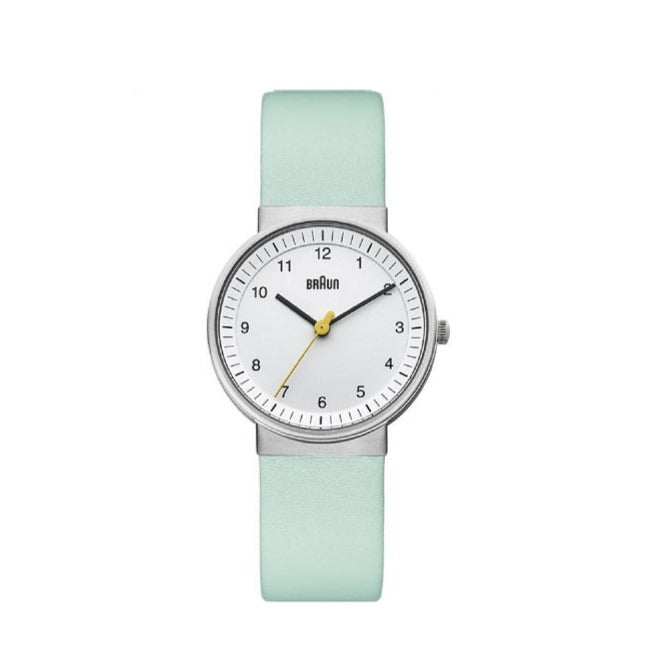 Braun, Classic Turquoise Leather Analog Display Japanese Quartz Watch, Analog Watch,