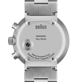 Braun, Prestige Analog Chronograph BN-0095BKSLBTG, Analog Watch,