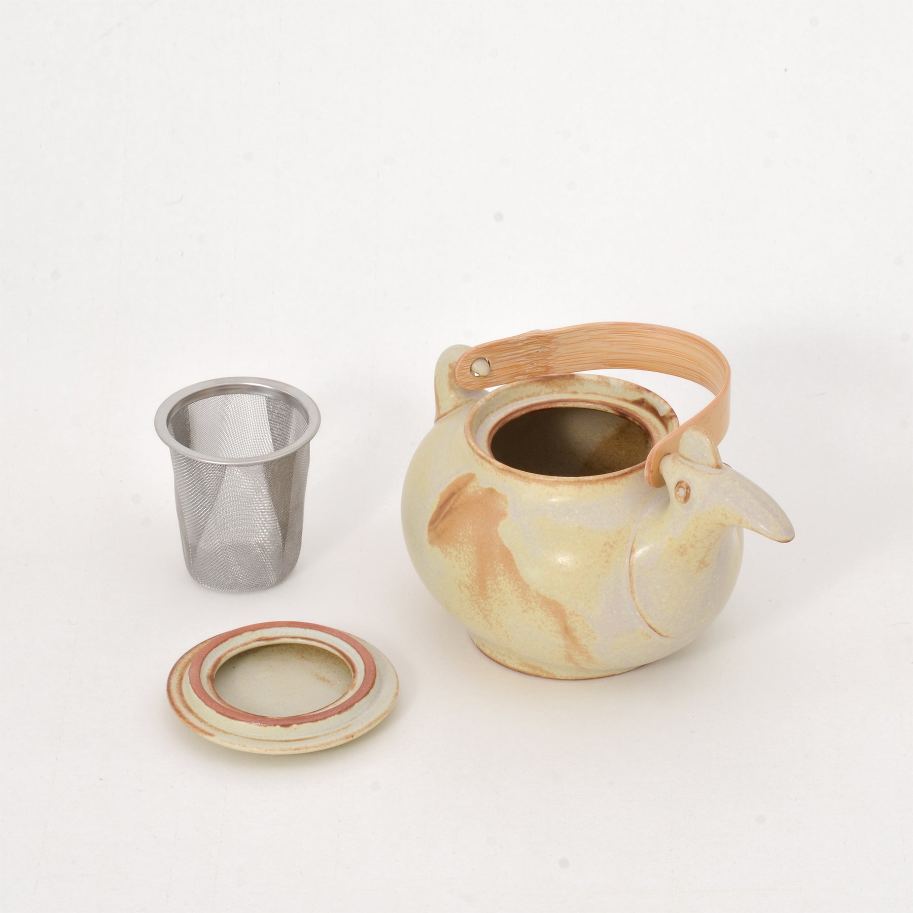 Ceramic Japan, Tori Tea pot, Teaware, Makoto Komatsu,
