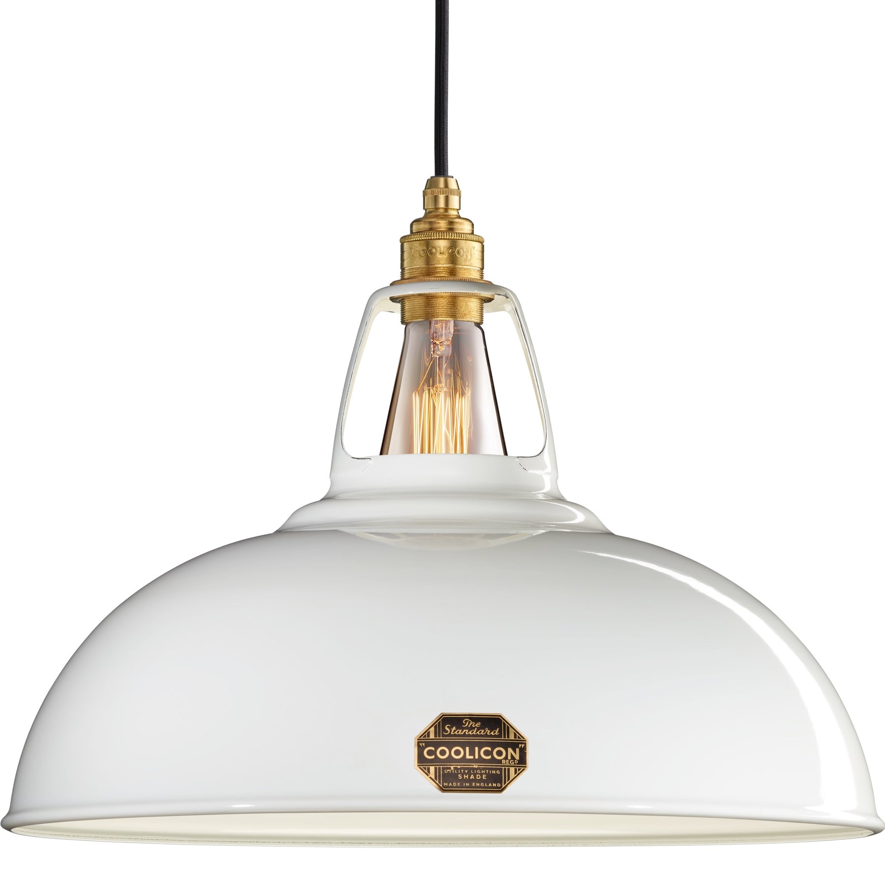 Coolicon, a classic British lighting brand known for its industrial-style pendant lights, combining retro charm with modern craftsmanship for a timeless and functional design.