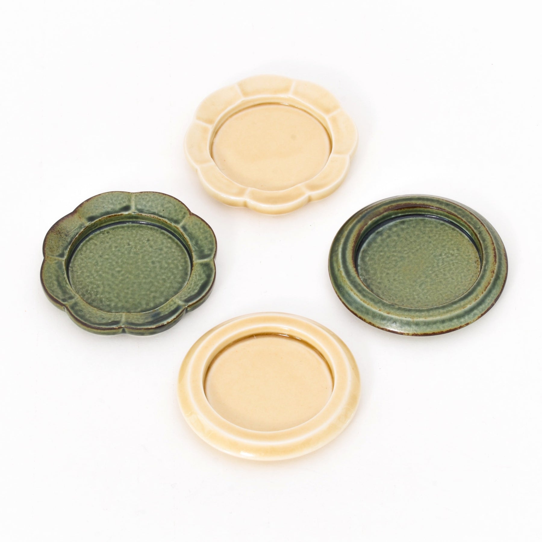 Hibi Match, Seto Incense Tray, Flower Green, Incense,