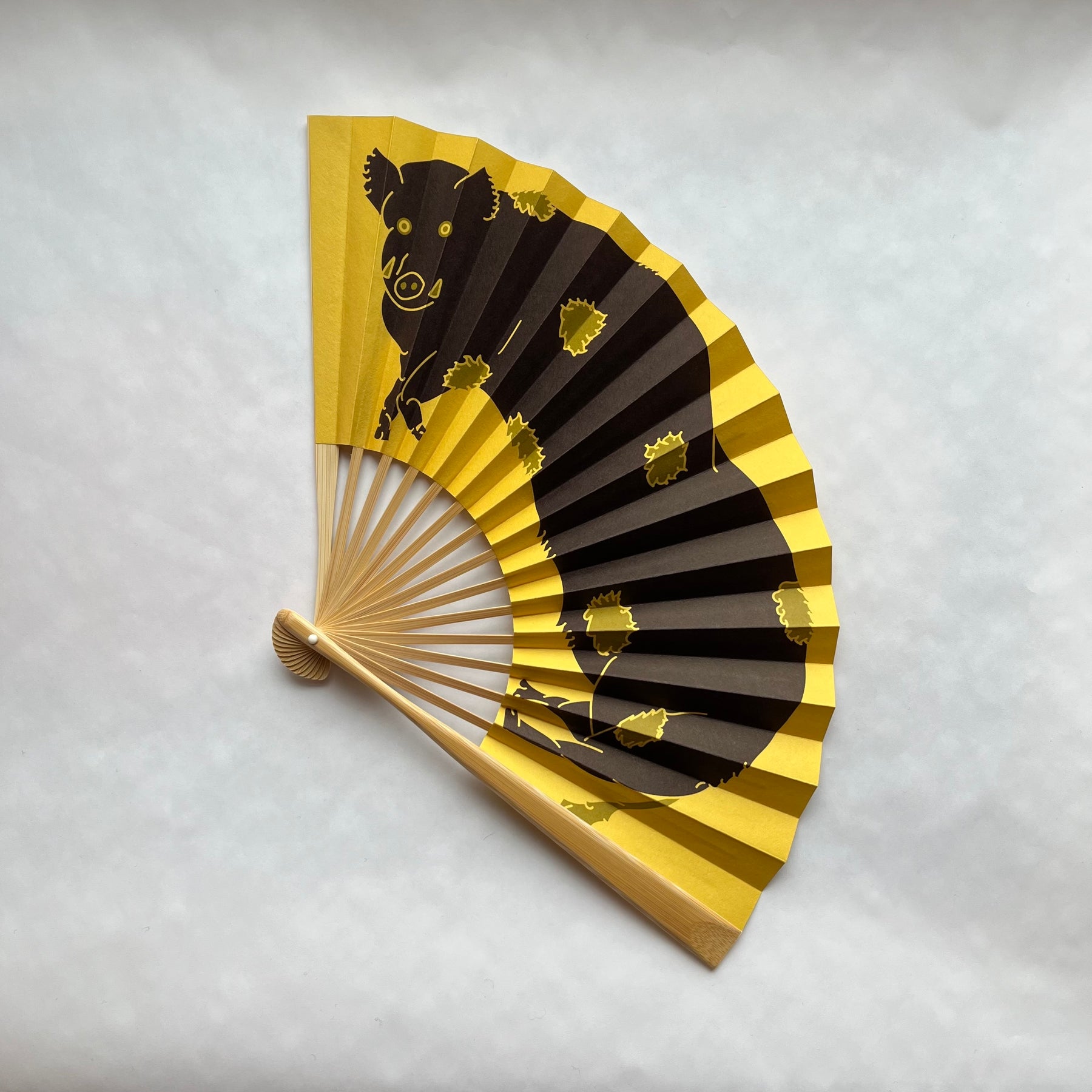 Ibasen, Japanese Zodiac Fan Boar, Fan, Jacques Averna,