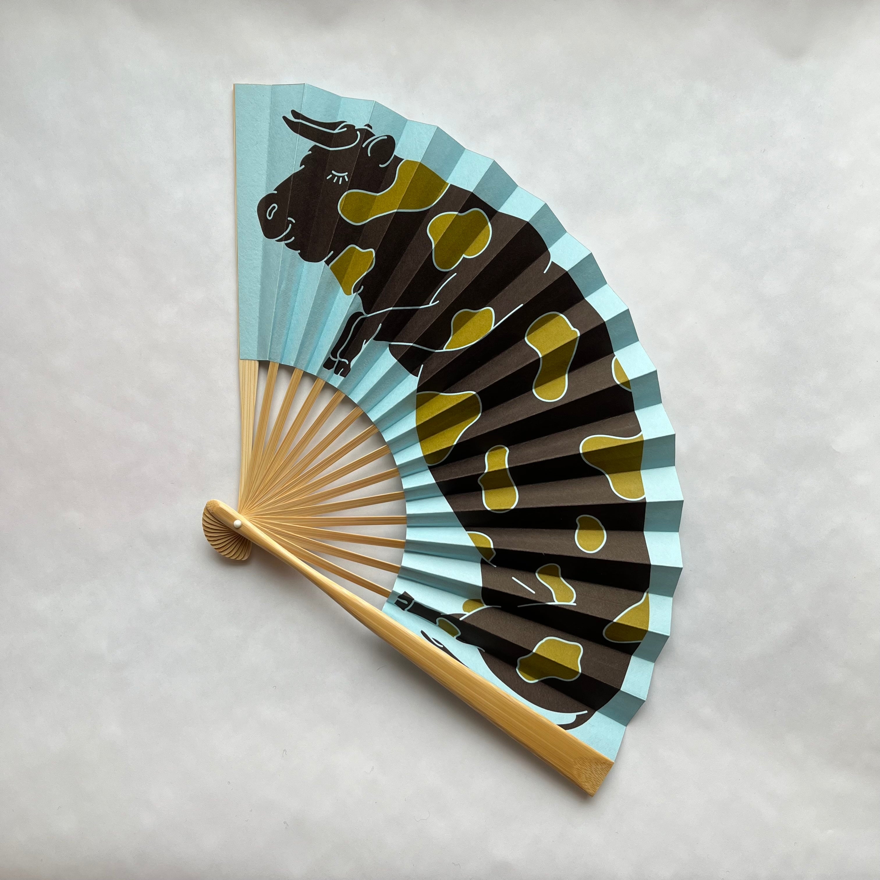 Ibasen Japanese Zodiac Fan Ox | AMEICO - Official US Distributor