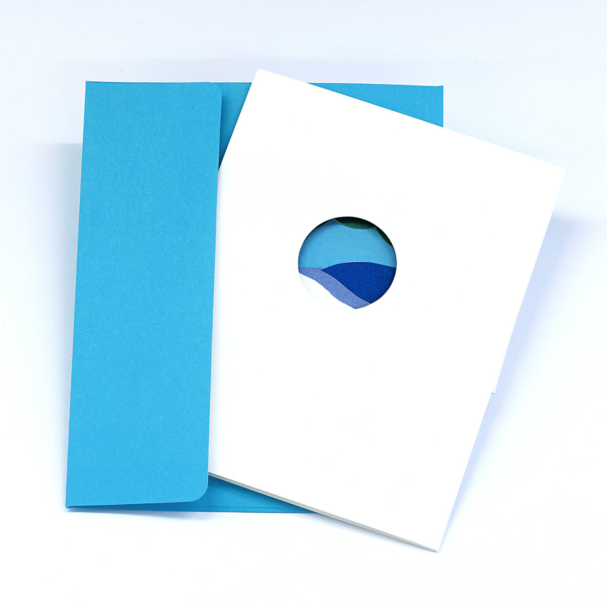 IC Design, Gérard Lo Monaco Clouds & Trees Pop Up Card, Notecard,