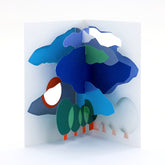 IC Design, Gérard Lo Monaco Clouds & Trees Pop Up Card, Notecard,