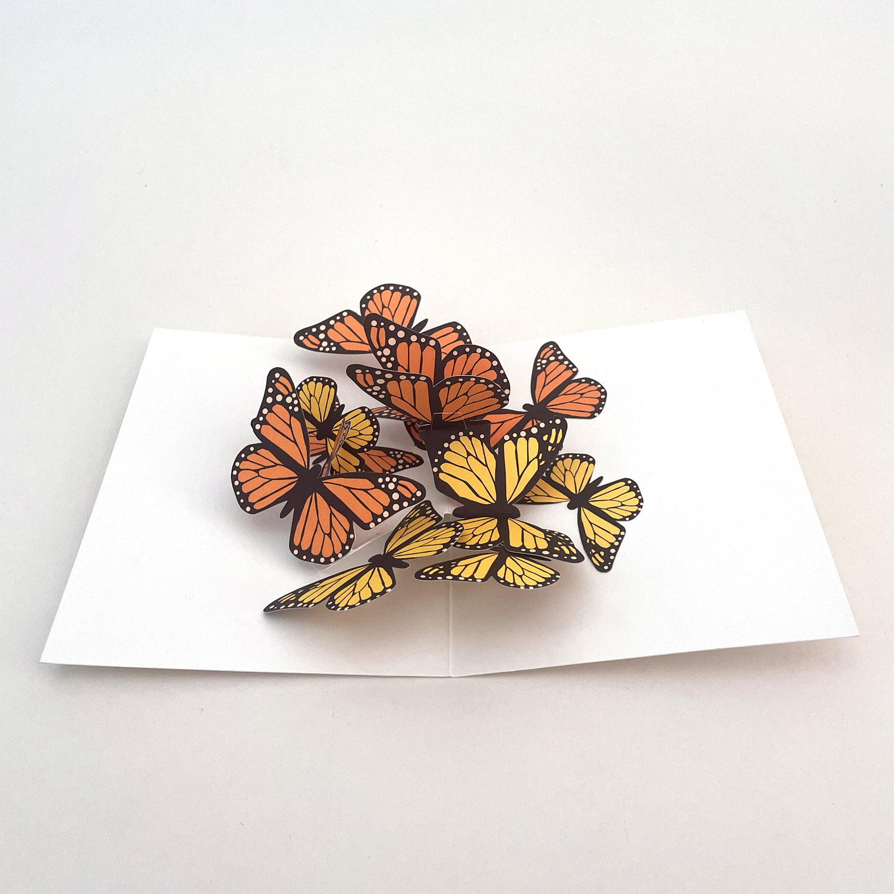IC Design, Maike Biederstaedt Beautiful Butterflies Pop Up Card, Notecard,