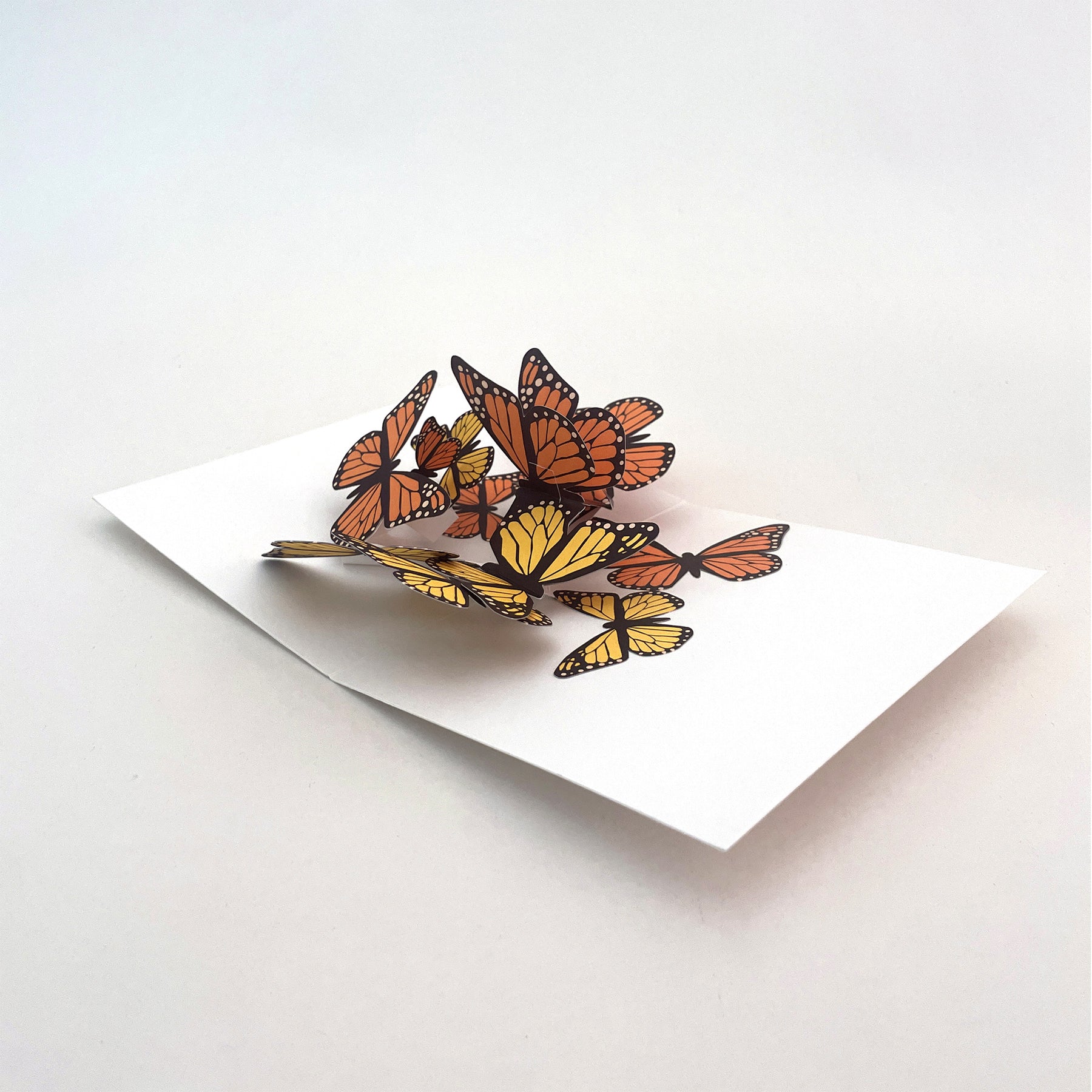 IC Design, Maike Biederstaedt Beautiful Butterflies Pop Up Card, Notecard,