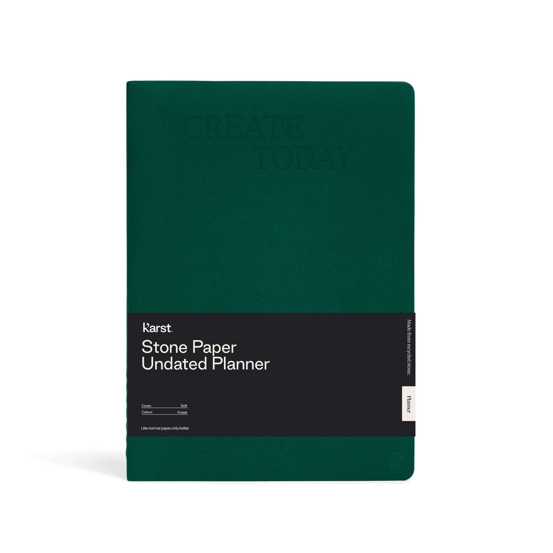 Karst, B5 Softcover Undated Planner, Planner,