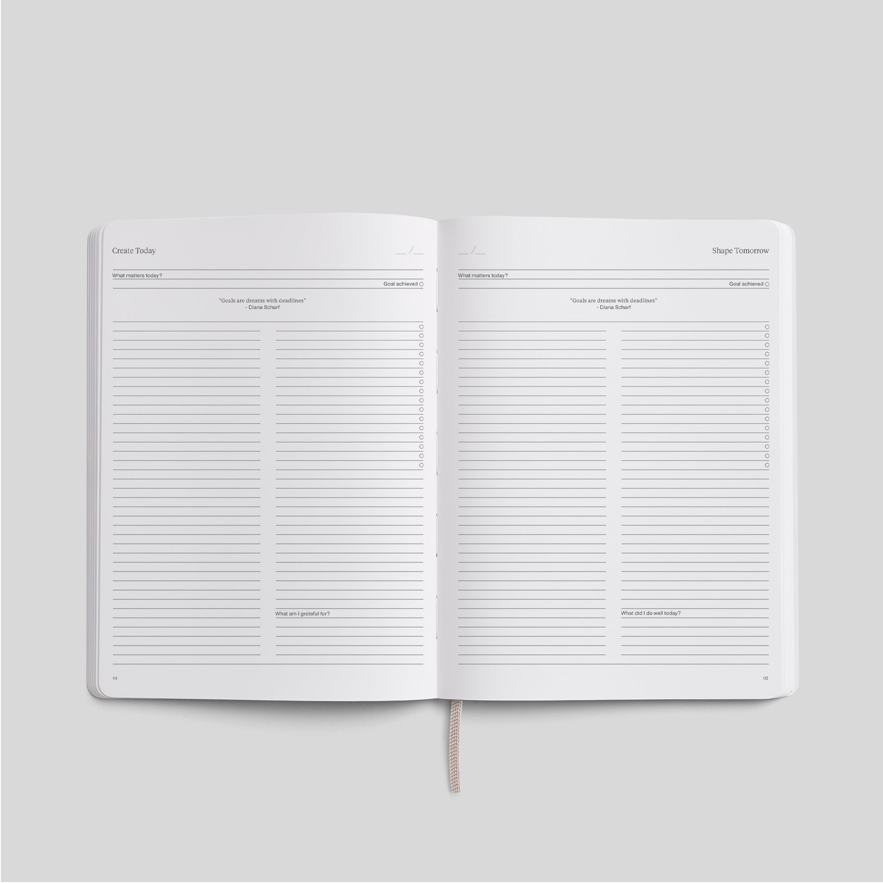 Karst, B5 Softcover Undated Planner, Forest, Planner,