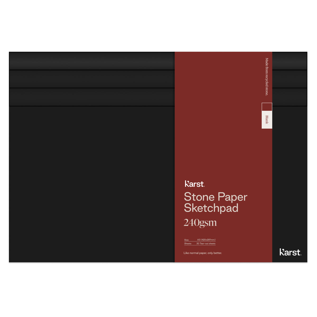 Karst, A3 Softcover Sketchpad, Sketchbook,