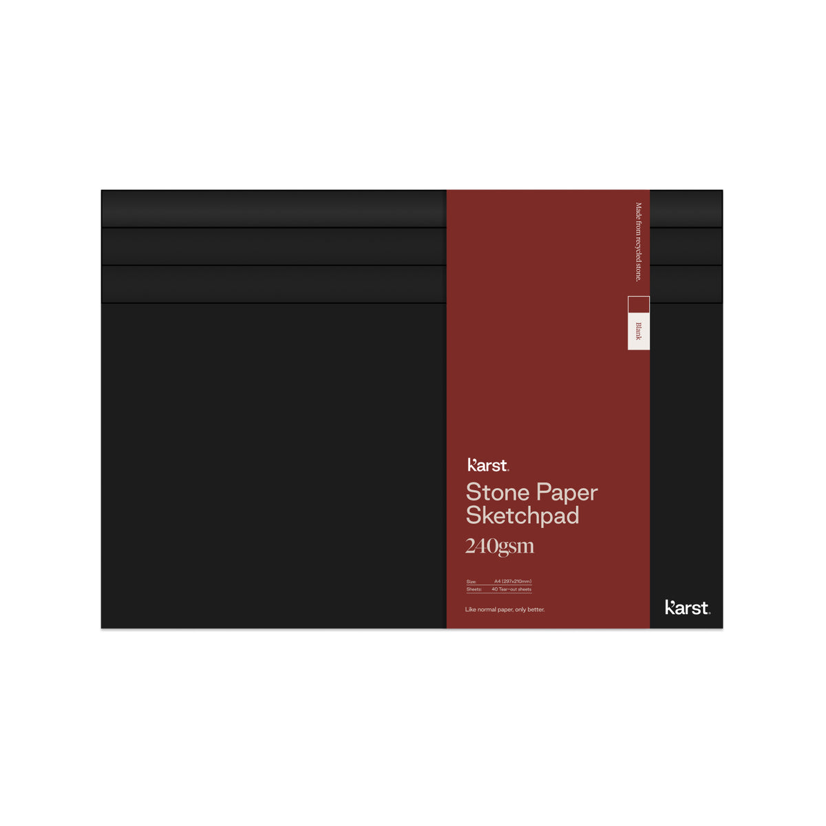 Karst, A4 Softcover Sketchpad, Sketchbook,