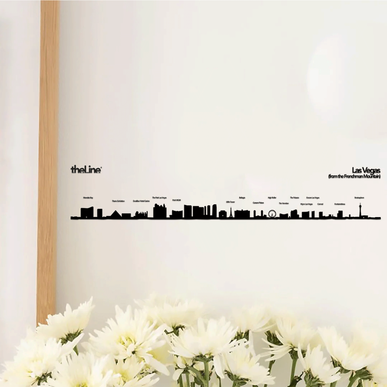 7.5" City Skyline Silhouette Mini