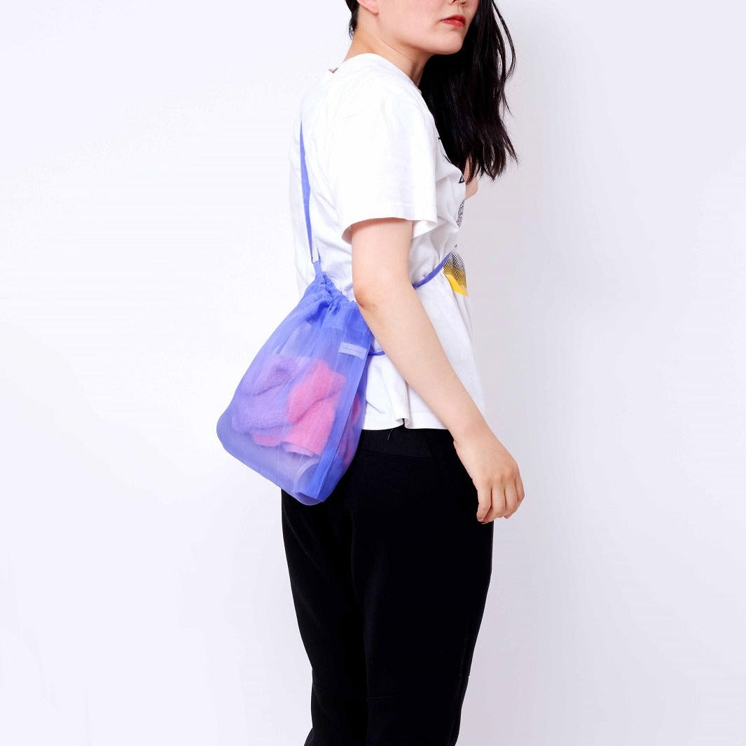 Mate Mono, See Through Shoulder Bag, Orange, Tote Bags,