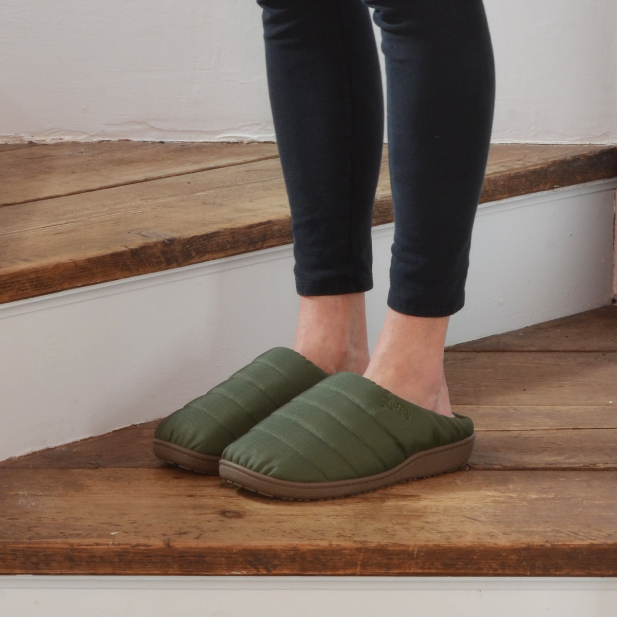 Nannen Outdoor Slippers - Olive Drab