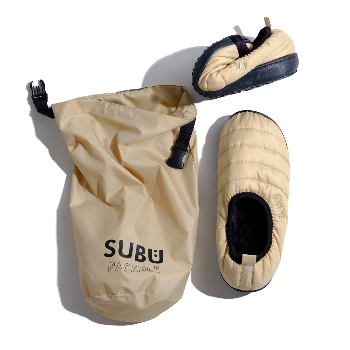 Packable Slippers - Urban Beige