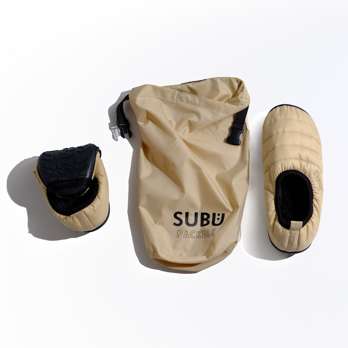 Packable Slippers - Urban Beige