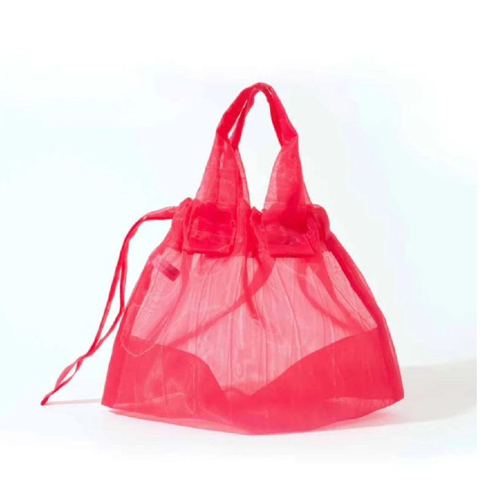Mate Mono, See Through Bag, Pink, Tote Bags,