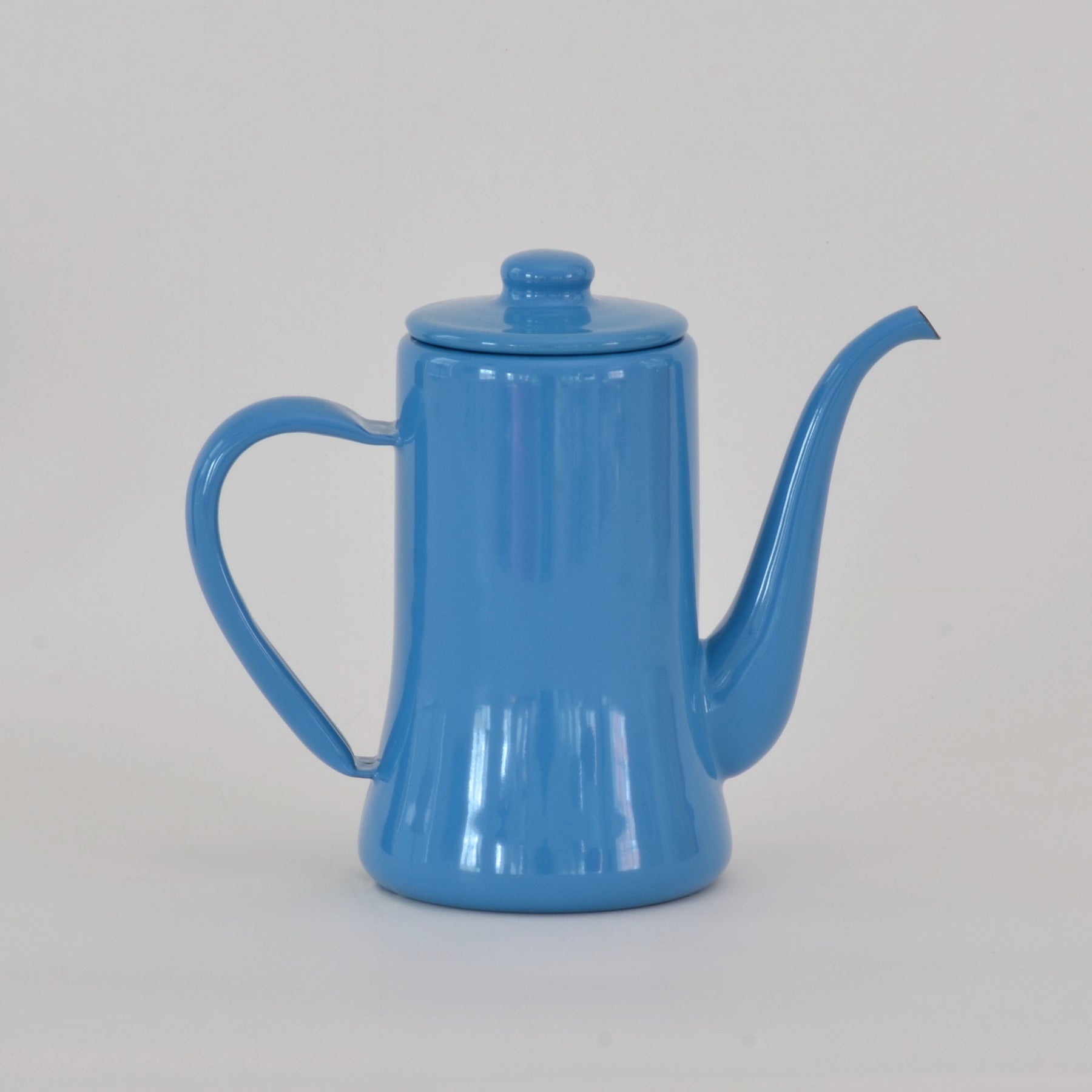 Tsukiusagi-jirushi, Blue Slimpot Enamel Kettle 1.2L, Servingware, Komin Yamada,