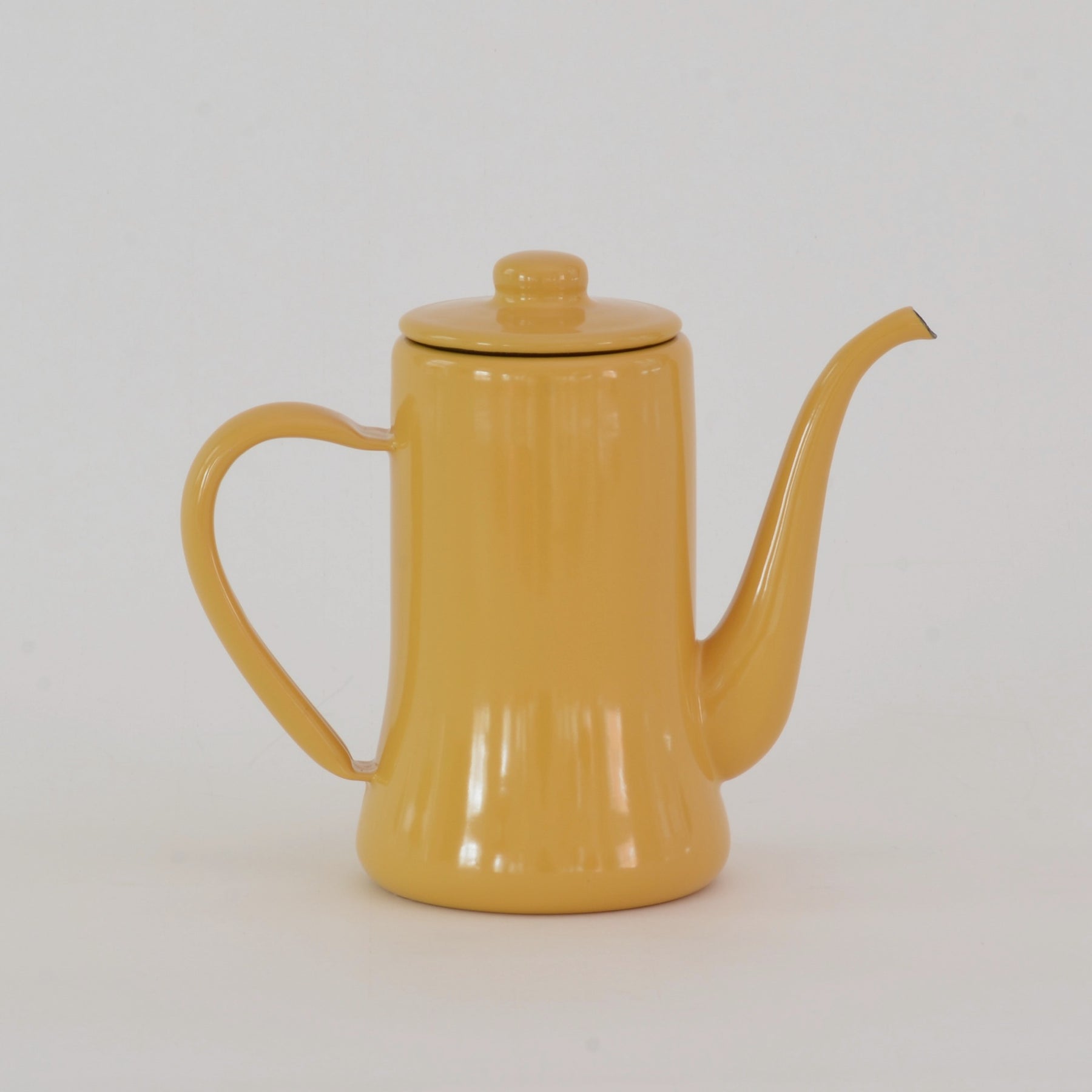 Tsukiusagi-jirushi, Slimpot Yellow Enamel Kettle 1.2L, Servingware, Komin Yamada,