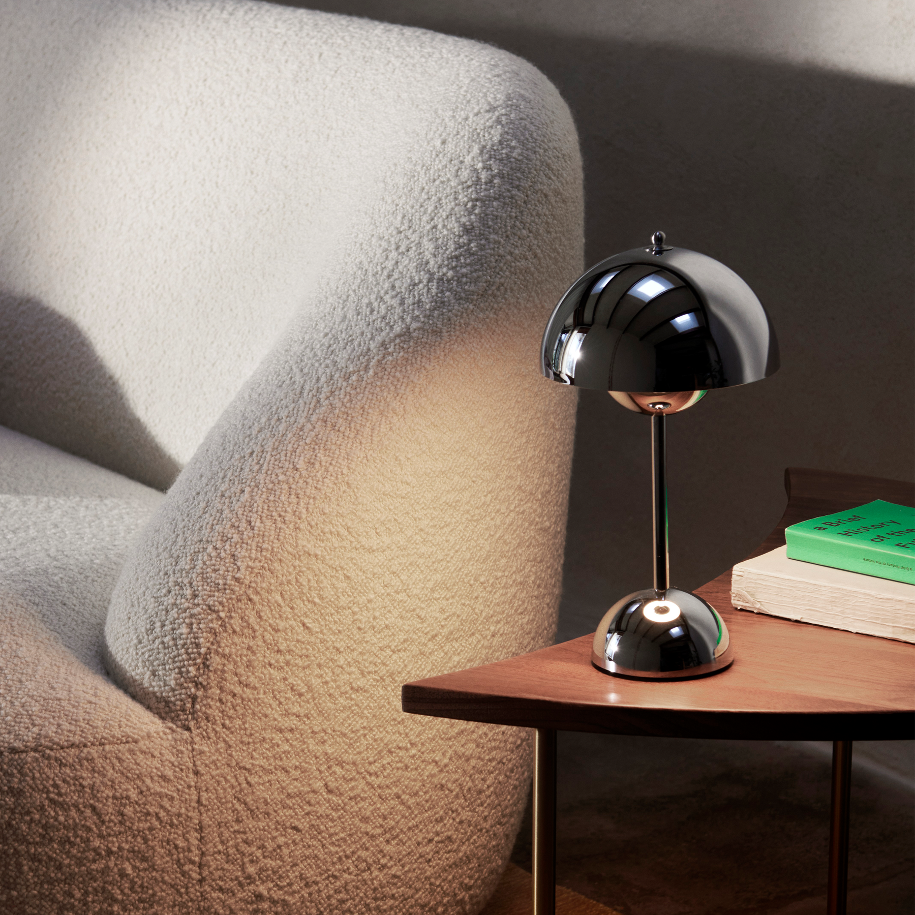 &Tradition, Flowerpot Portable Table Lamp VP9, Vermillion Red, Table / Task, Verner Panton
