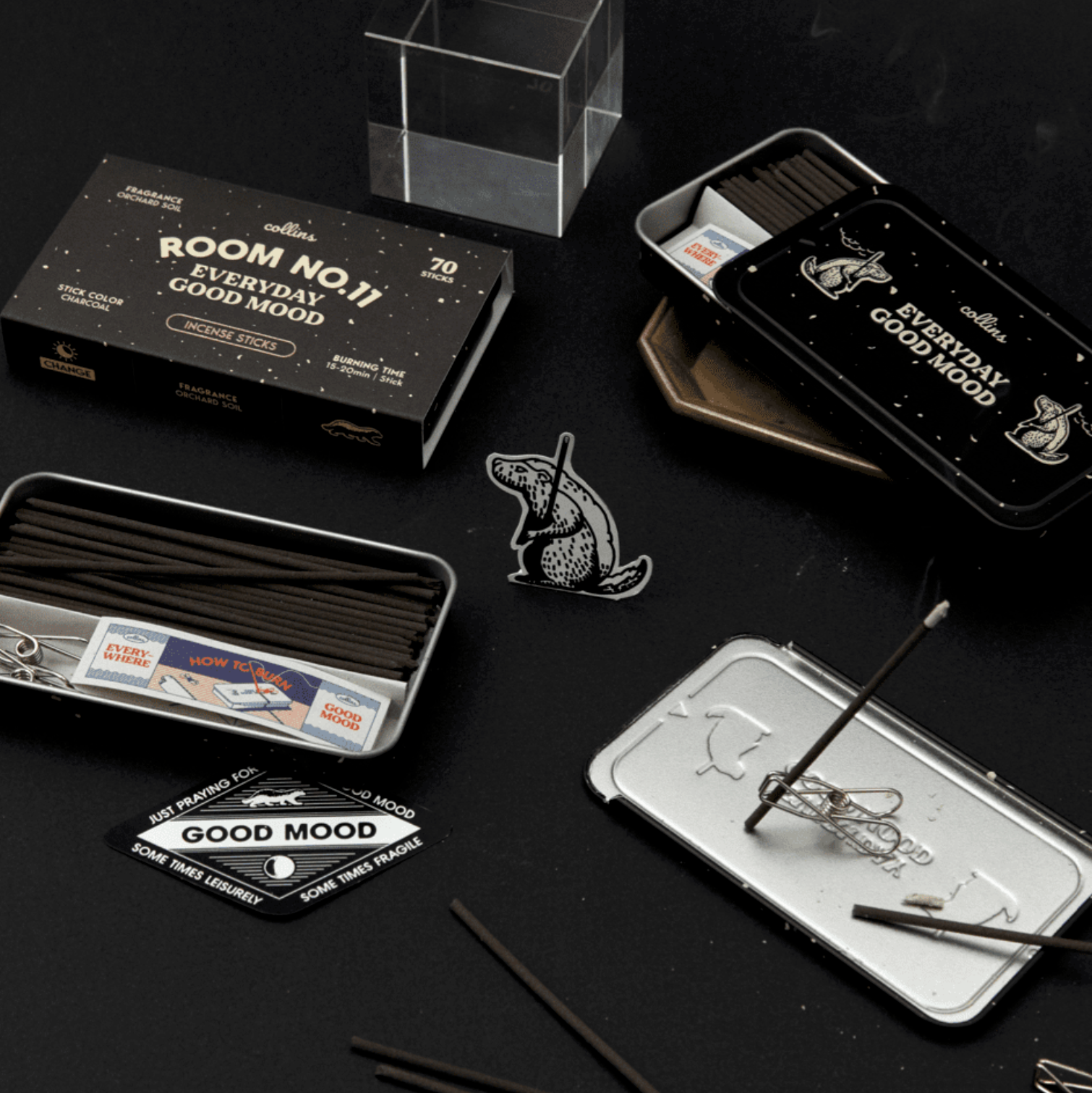 Collins incense, a collection of premium, hand-crafted incense sticks that fill the air with soothing scents, offering a calming and aromatic experience for relaxation and mindfulness.