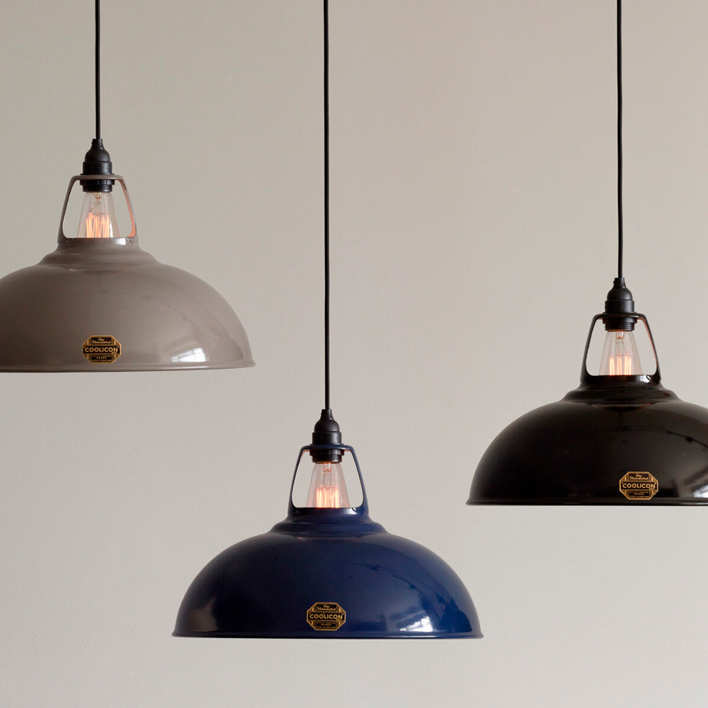 Coolicon, a classic British lighting brand known for its industrial-style pendant lights, combining retro charm with modern craftsmanship for a timeless and functional design.