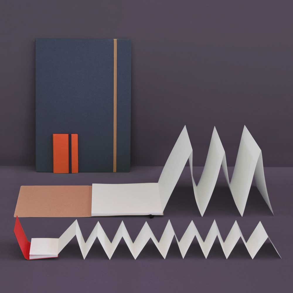 Yamazakura, Accordion Notebook, Stationery