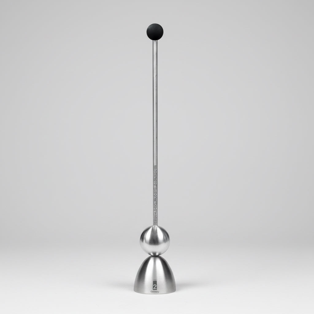 Clack Black Edition Ouvre-œufs avec boule en silicone Noir mat Clack Black Edition Ouvre-œufs avec boule en silicone Noir mat