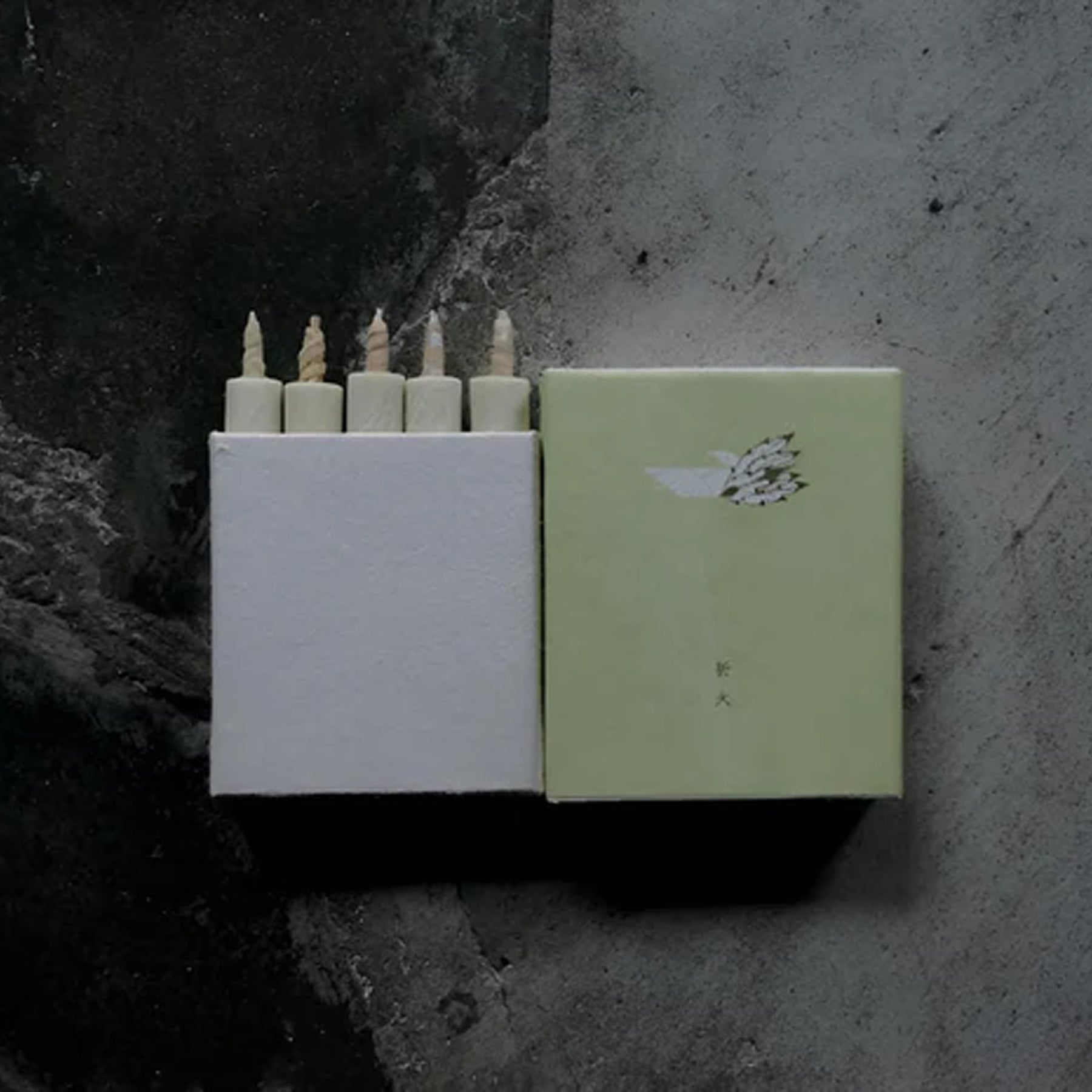 Traditional Japanese Candle Set of Five