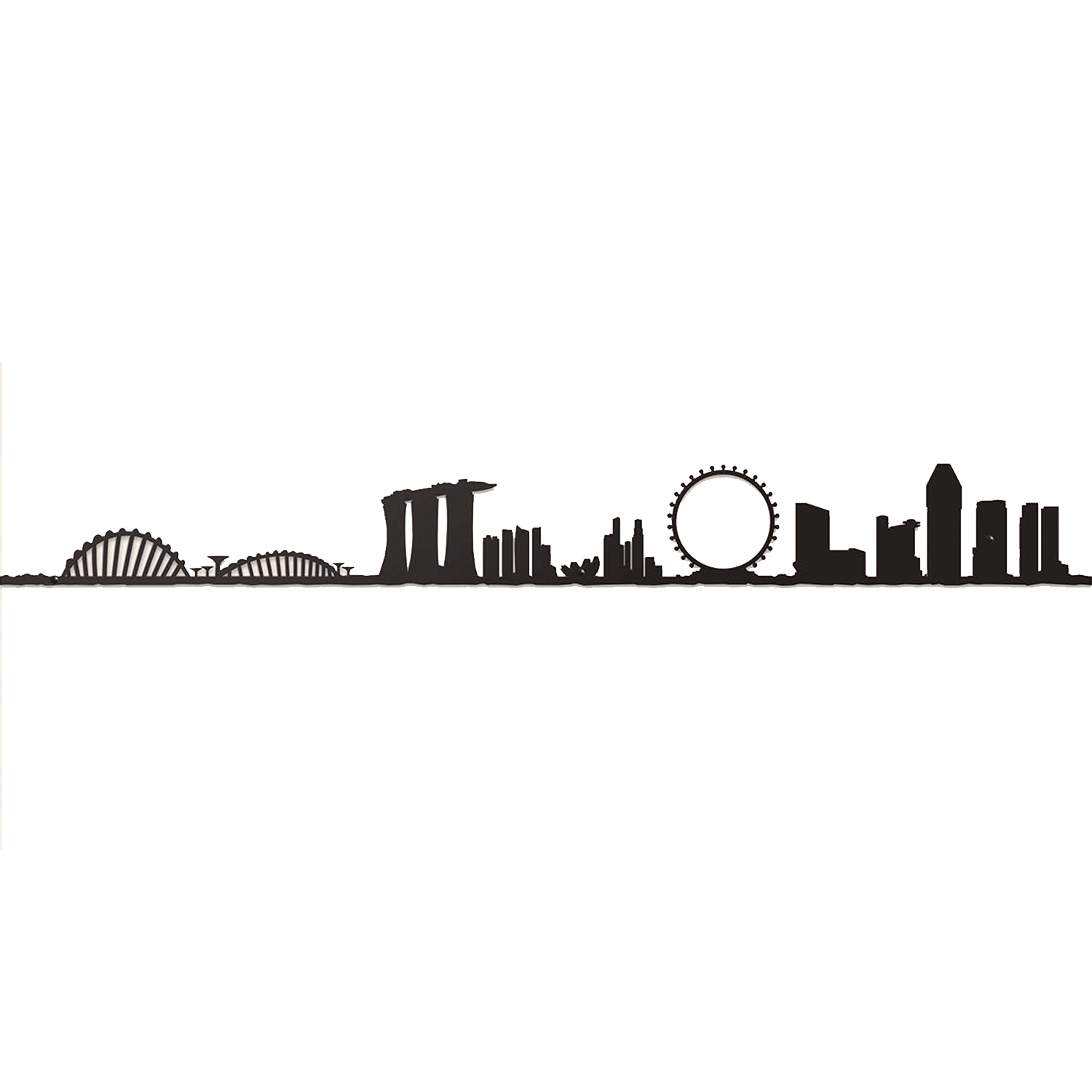 19.5" City Skyline Silhouette