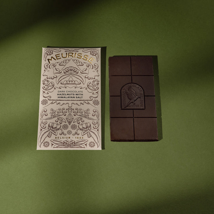 Meurisse Chocolate, a premium Belgian chocolate brand renowned for its rich, smooth textures and exquisite flavors, crafted with the finest ingredients for a luxurious chocolate experience.