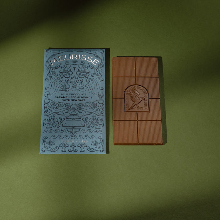 Meurisse Chocolate, a premium Belgian chocolate brand renowned for its rich, smooth textures and exquisite flavors, crafted with the finest ingredients for a luxurious chocolate experience.