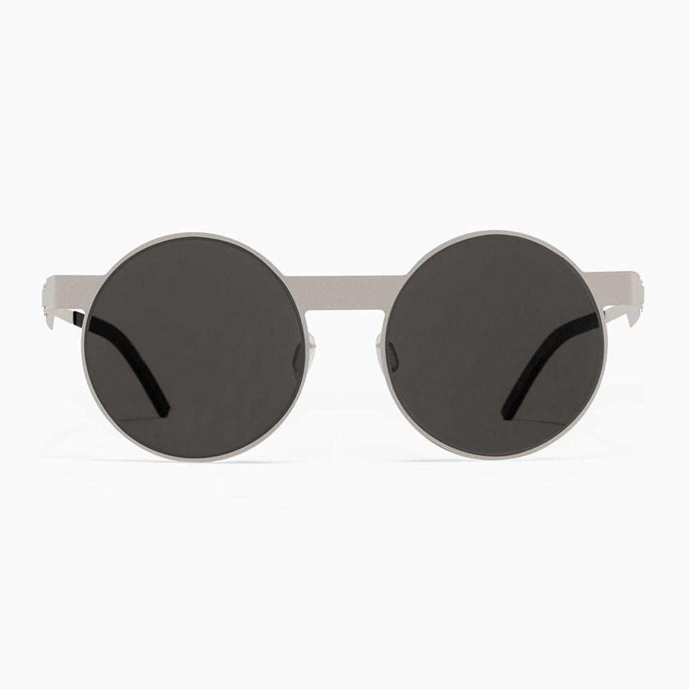 The No. 2, Sunglasses #2.1, Round, silver, Size, Large, Sunglasses, Swin Huang,