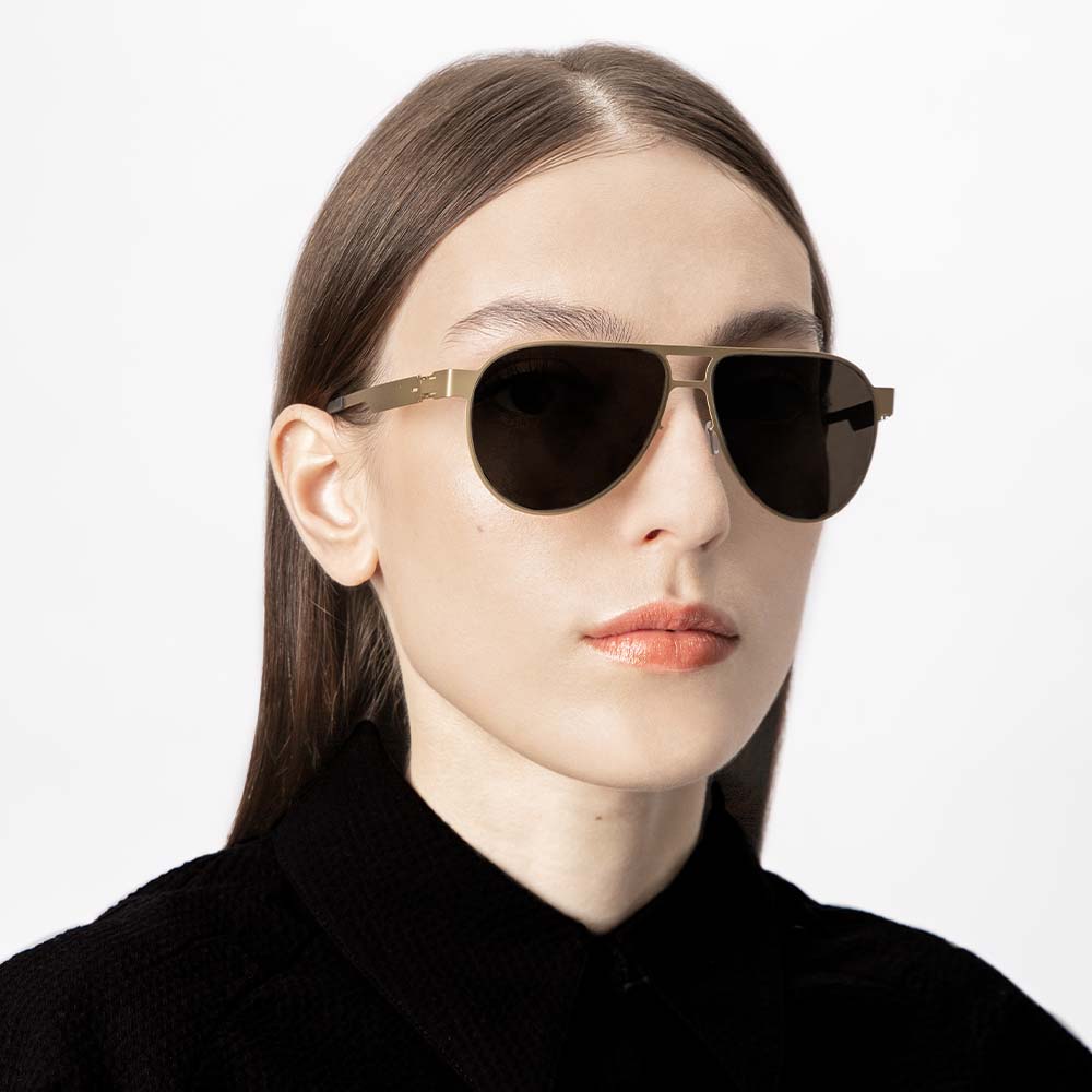 Sunglasses #2.4, Aviator, gold