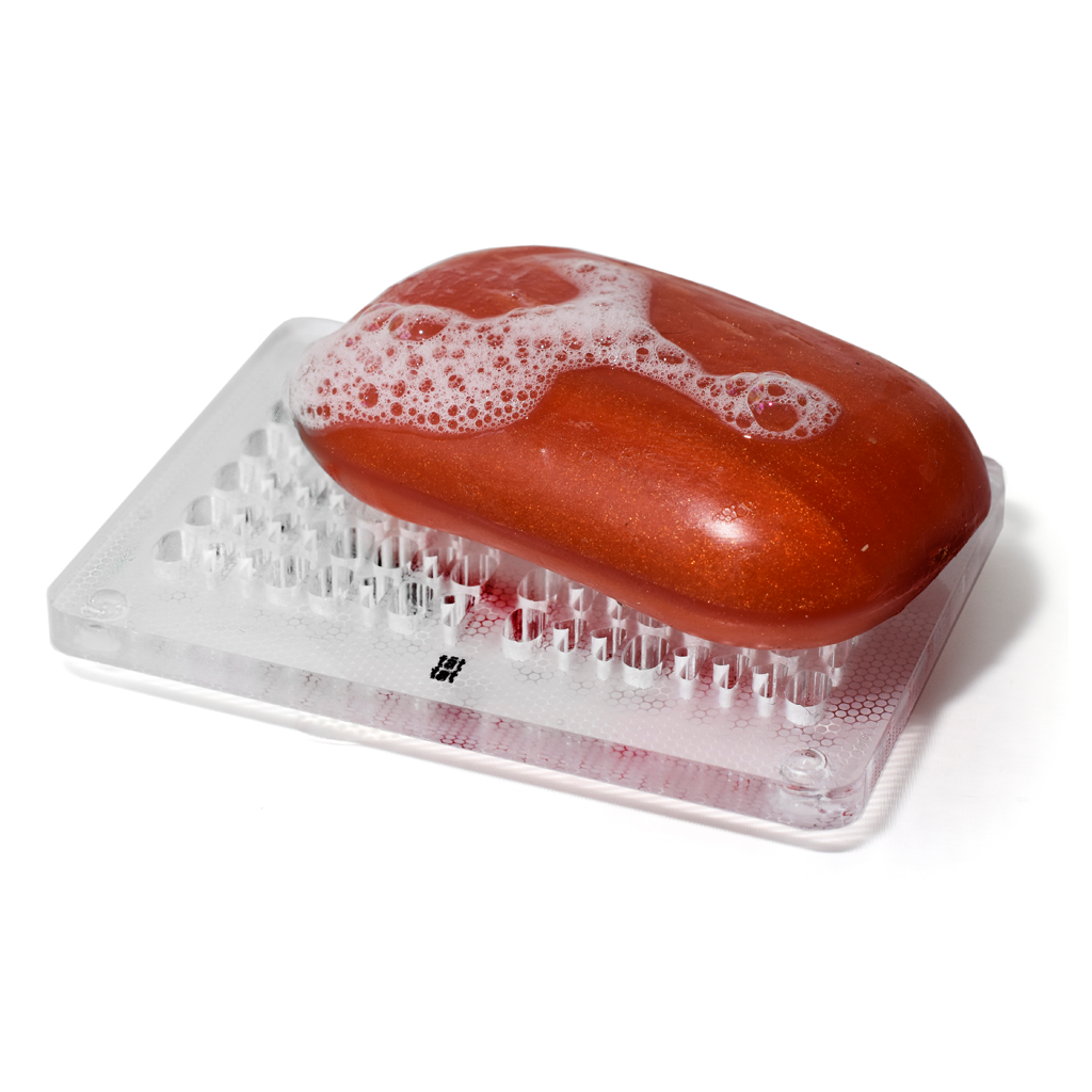 Tat-Tat, Recycled Flatscreen Soap Dishes, Wabe/Honey Comb, Soap,