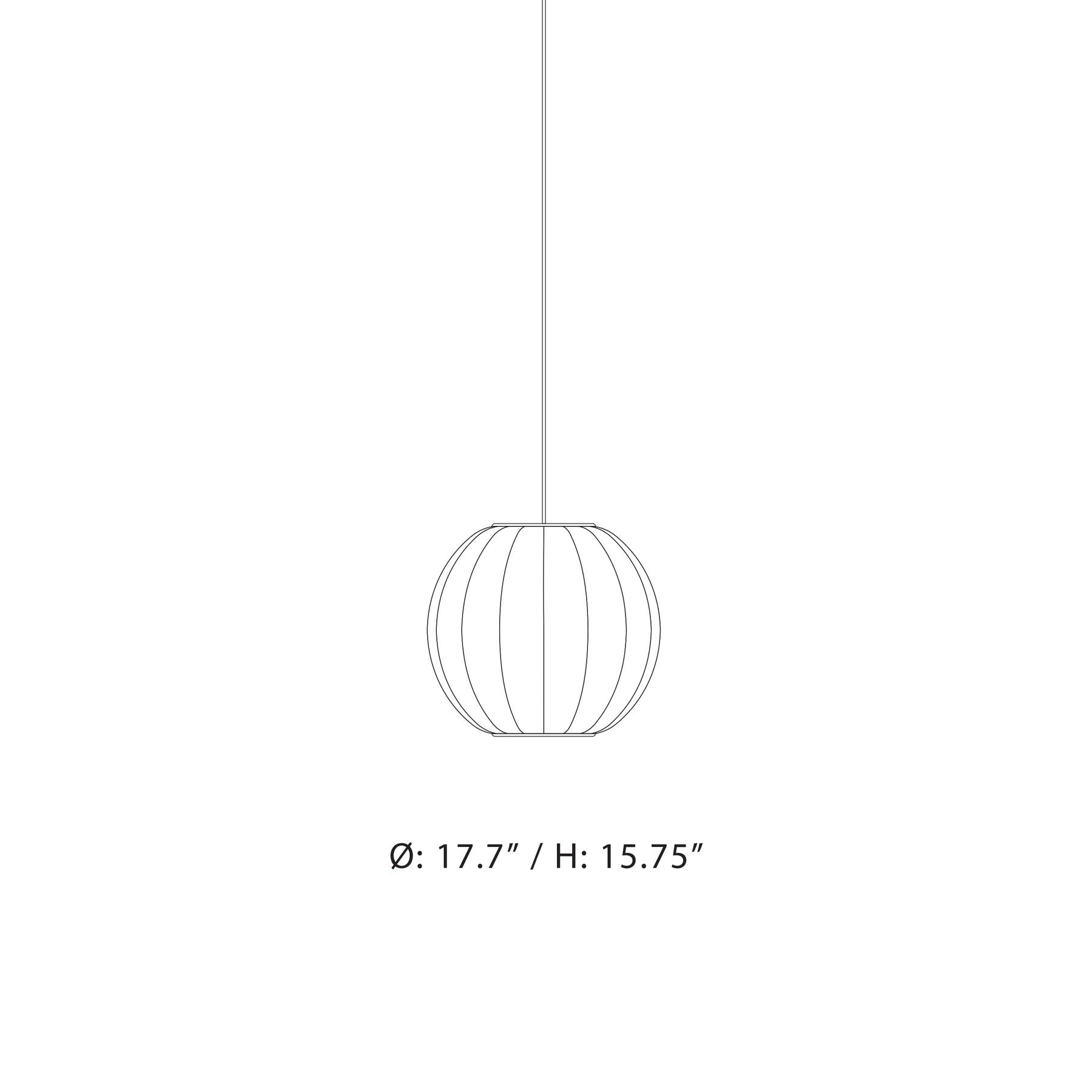 Made by Hand, Knit-Wit Pendant Lamp 45, Blue Stone, Pendant,