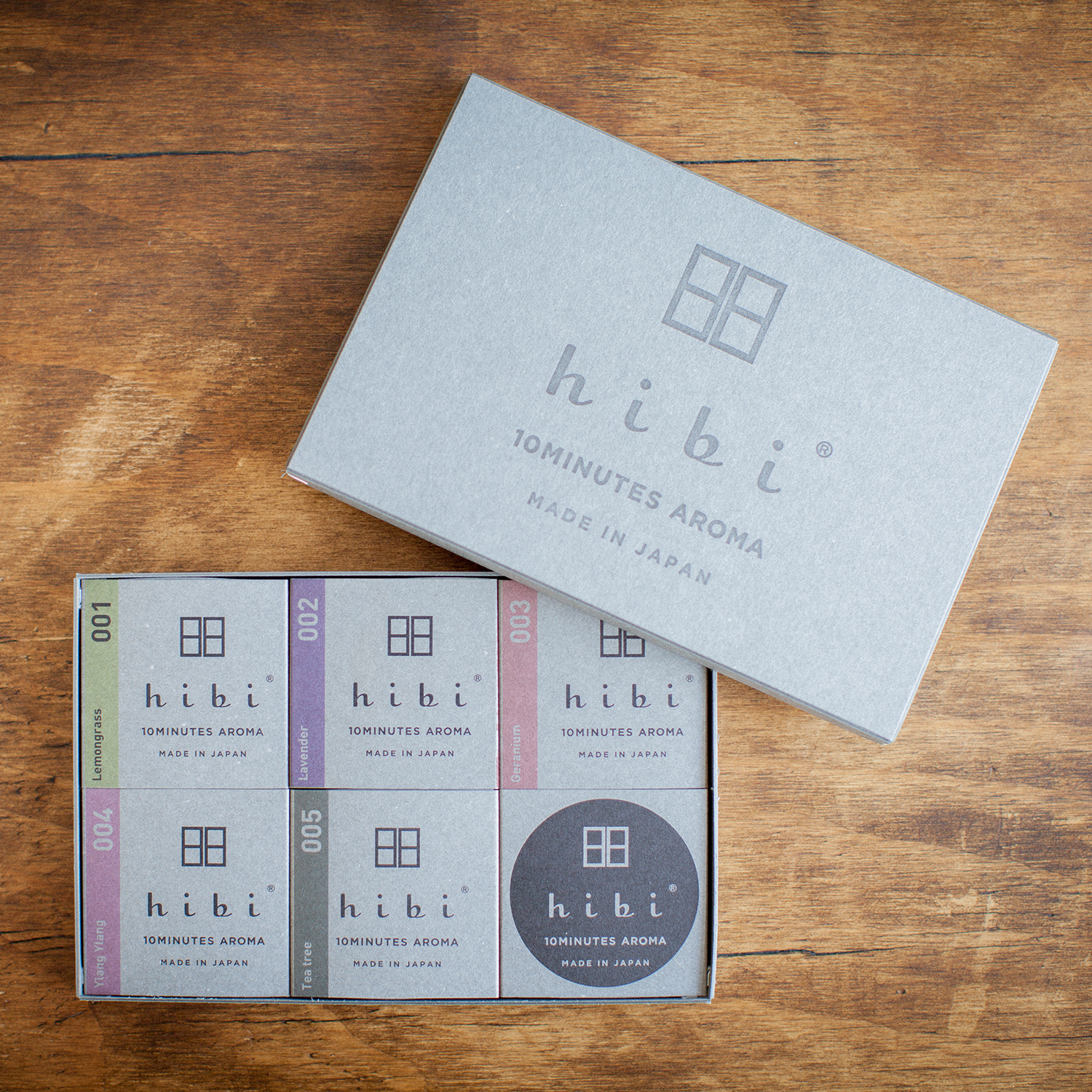 Hibi Match, Gift Box 5 Assorted Fragrances, Incense,
