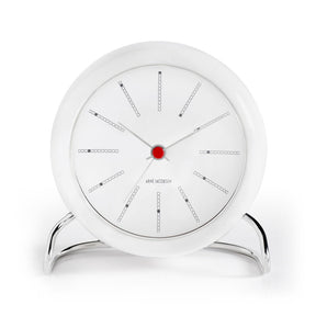 Rosendahl, Arne Jacobsen Banker's Alarm Clock White, Alarm Clock, Arne Jacobsen,