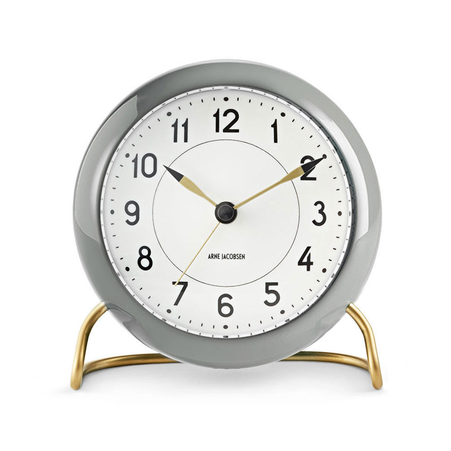 Rosendahl, Arne Jacobsen Station Alarm Clock Grey, Alarm Clock, Arne Jacobsen,