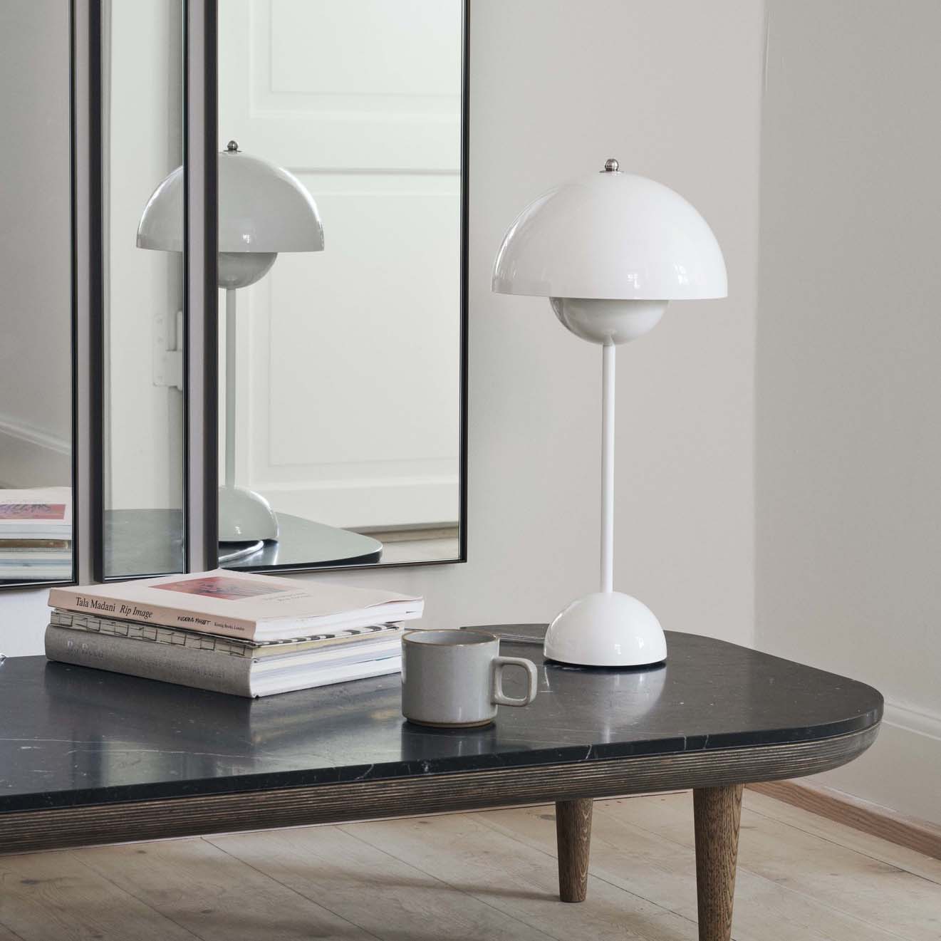 &Tradition, Flowerpot Table Lamp VP3, Grey Beige, Table / Task,  Verner Panton