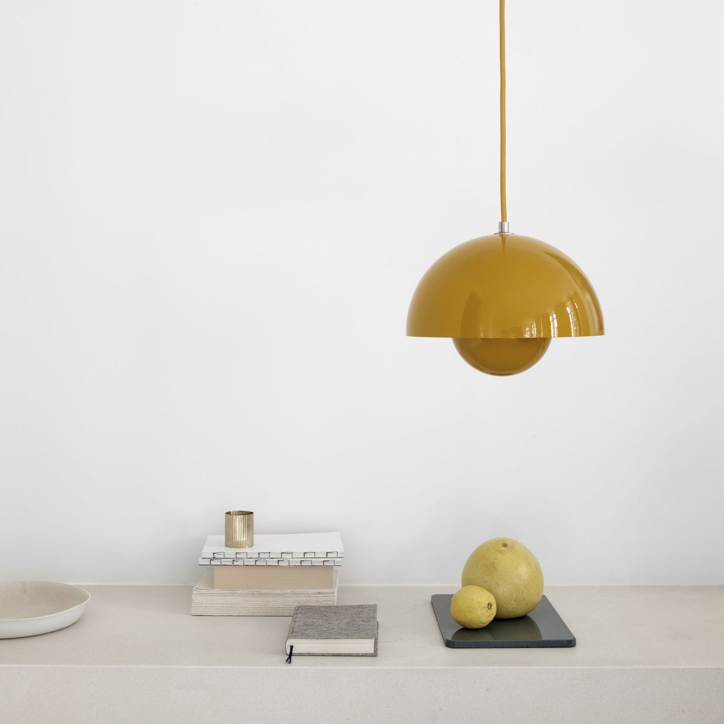 &Tradition, Flowerpot Pendant VP1, Grey Beige, Pendant, Verner Panton