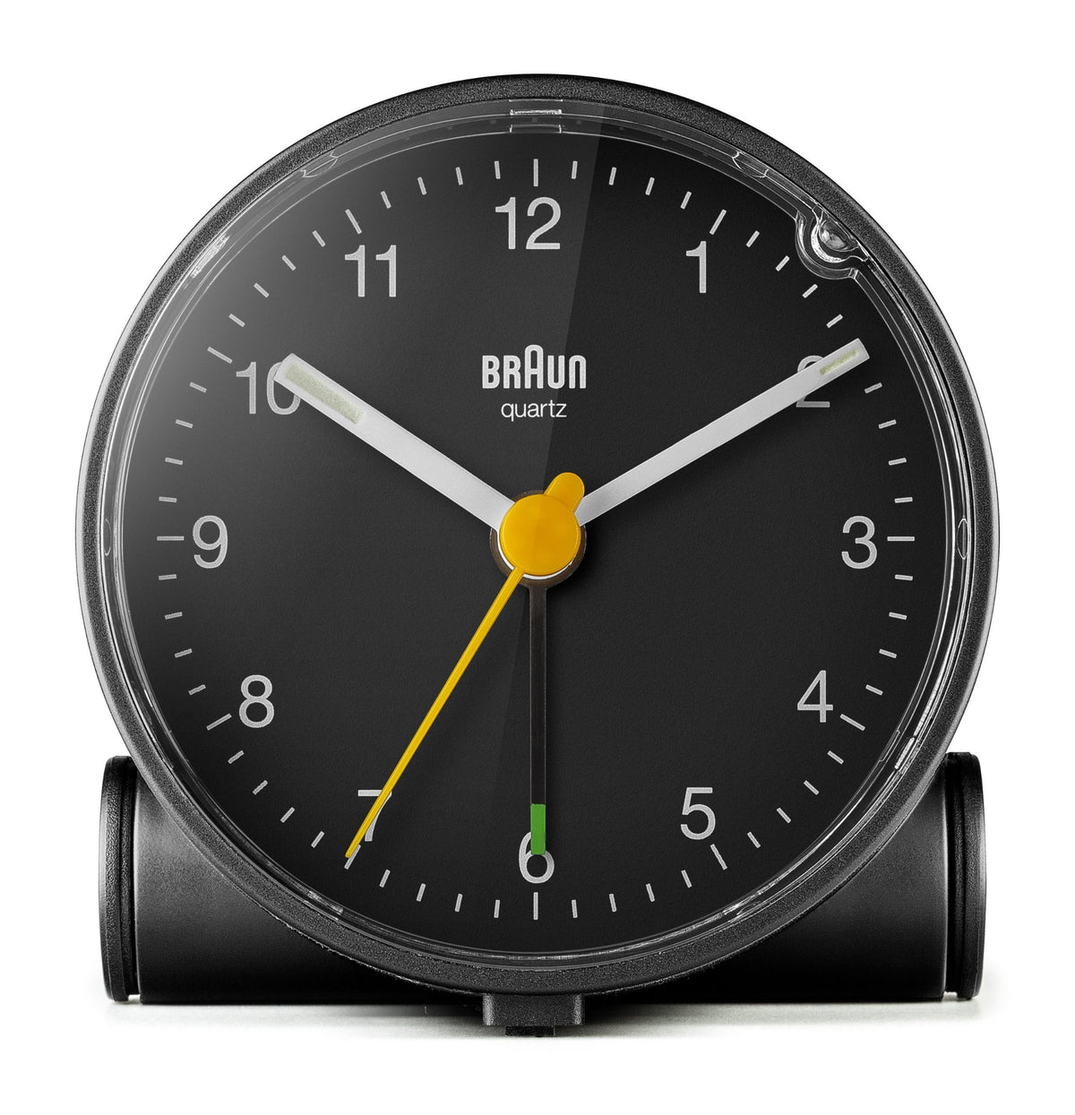 Braun, Round Alarm Clock BC01, White, Alarm Clock,