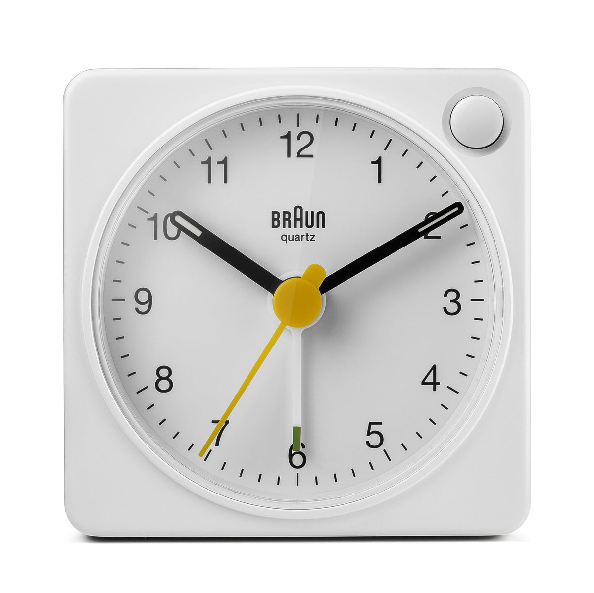 Braun, Travel Alarm Clock BC2X, Black and White, Alarm Clock,