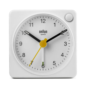 Braun, Travel Alarm Clock BC2X, Black and White, Alarm Clock,