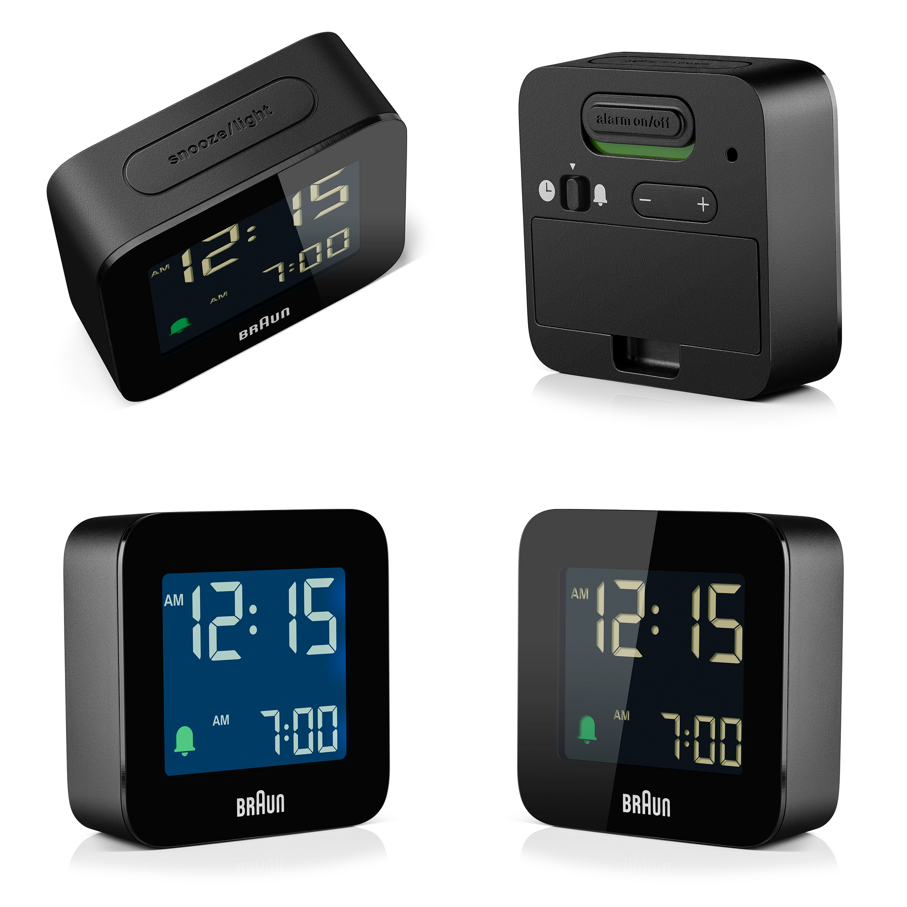 Braun, Digital Alarm Clock BC08, Alarm Clock,