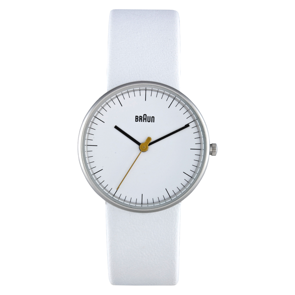 Braun, Ladies' band for BN-21WHL, white leather, Watch Bands,