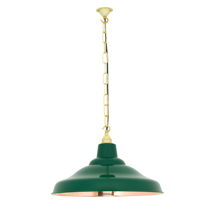 Original BTC, School Light, Weathered Copper, Pendant,